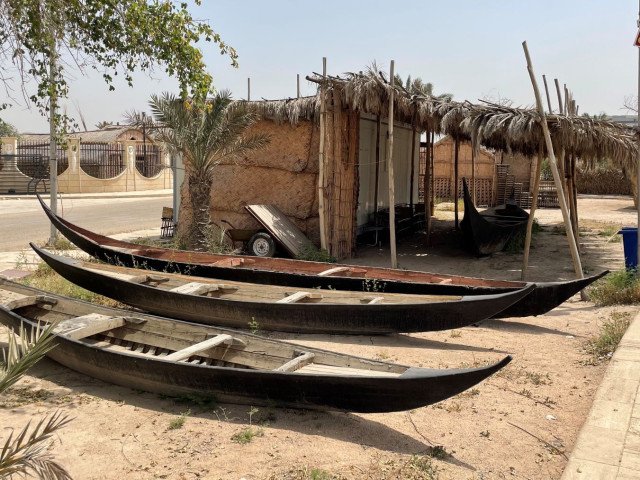 Meshouf canoes, Basra, Iraq (Hannah Lewis / © Safina Projects, 2023)