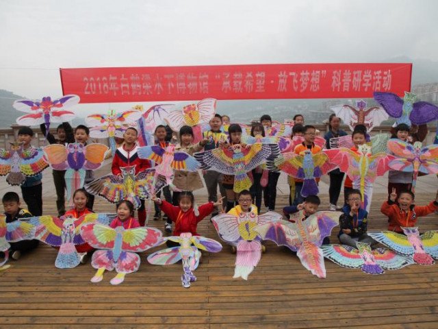 Education activity colour kite