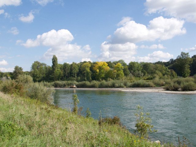 The Isar, a tributary of the Danube - Isar, downstream of Munich (Camille Janssen, Pulsaqua, 2023)