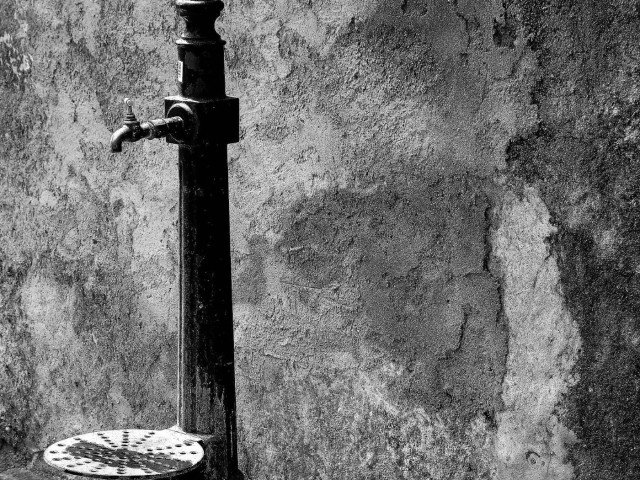 Street water fountain, 1940, MM