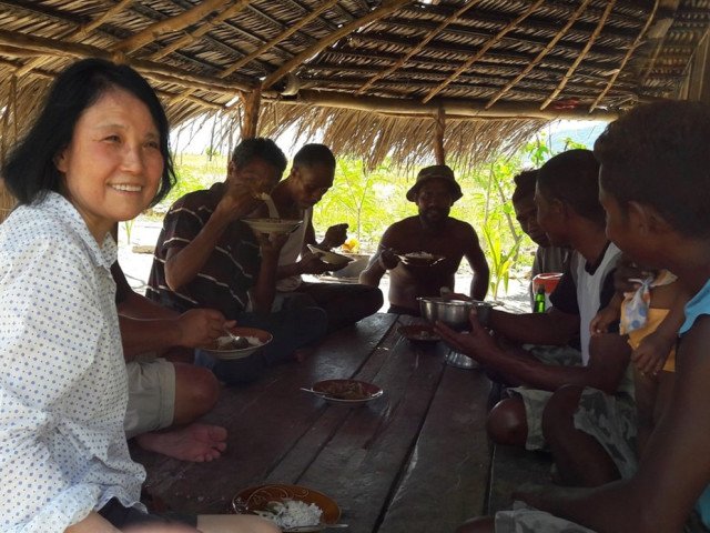 NGO discussions with sea people in Flores, Indonesia, 2018