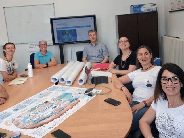 A meeting of the team of the ComunicareH2O project – University of Udine – Giada Rossi – 2024